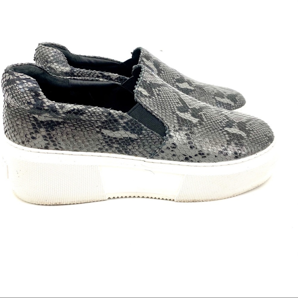 J/Slides Cleo Snake Slip On Platform Sneaker 8.5 - image 2